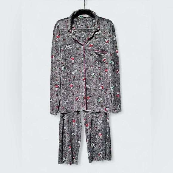 🎄LAURA ASHLEY Highland Dog Holiday Pajama Set - Picture 1 of 6